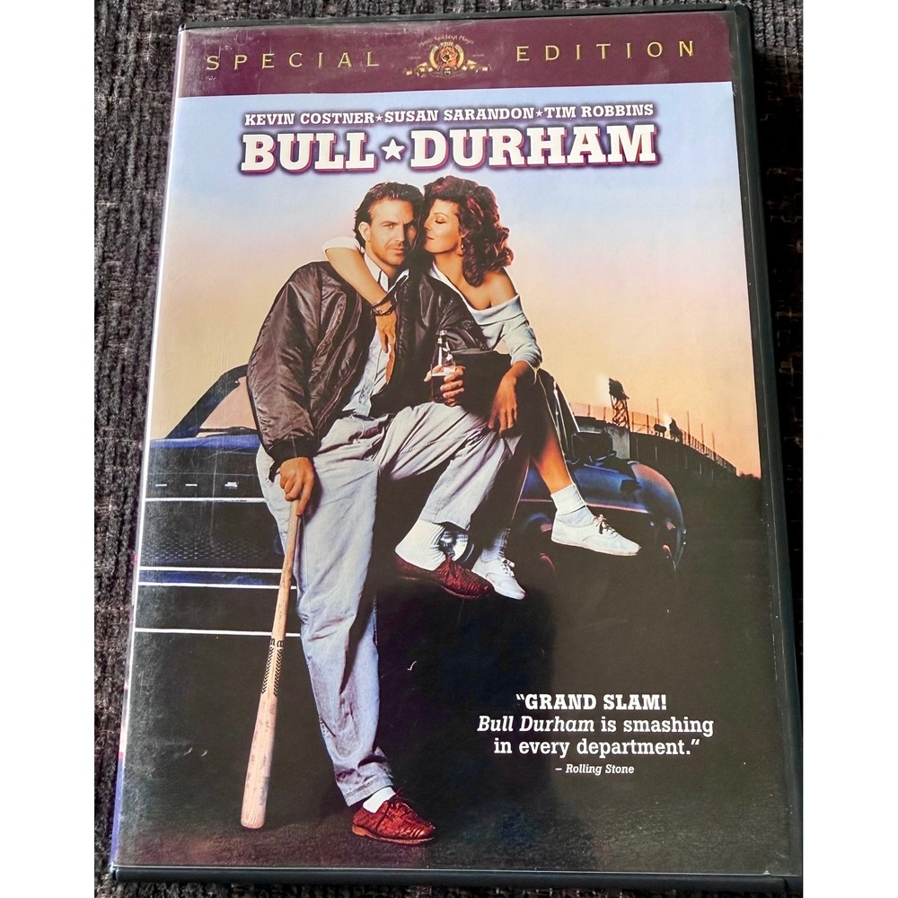 MGM Bull Durham DVD Special Edition 1988 Movie Kevin Costner Excellent Baseball